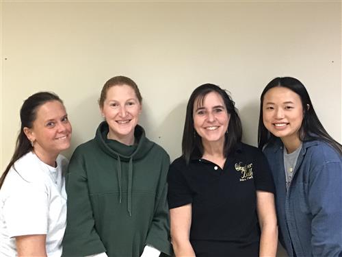 School counselors: L-R Mrs. Bartlett, Mrs. Townsend, Mrs. Parks, Mrs. Thomas