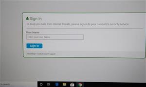 Zscaler screen 