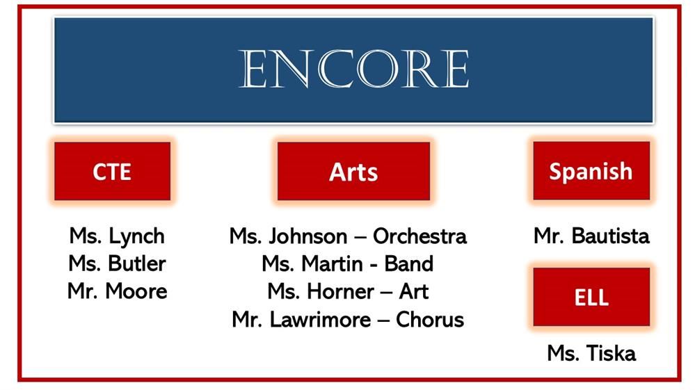 Encore teacher