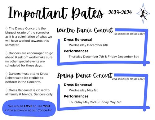 Concert Dates