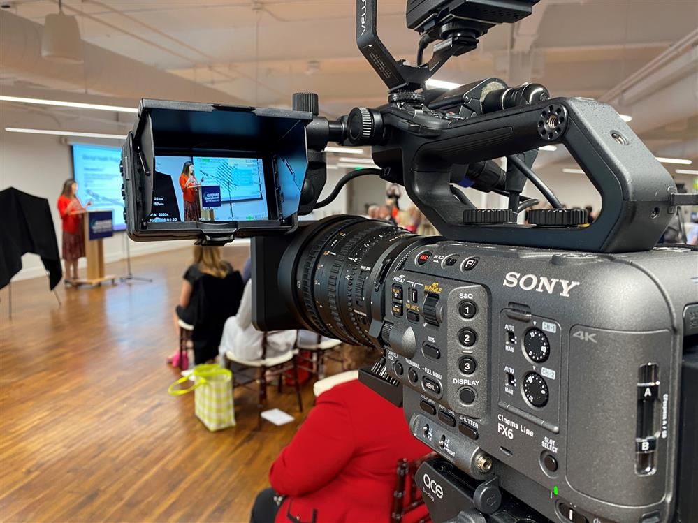 GCSTV Filming A Red Carpet Show segment 2023
