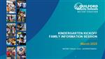 Guilford County District Logo images of students in various schools Kindergarten Kickoff Family Session