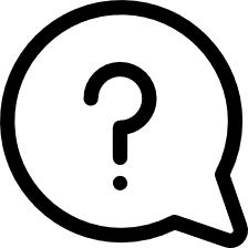 call out with question mark in center 