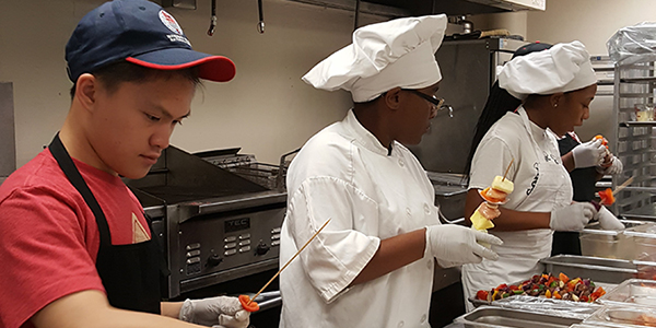Culinary Students at Work Culinary Students at Work