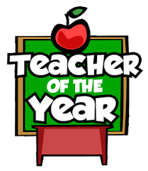  Teacher of the Year sign