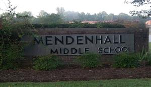 Mendenhall Middle School Sign 