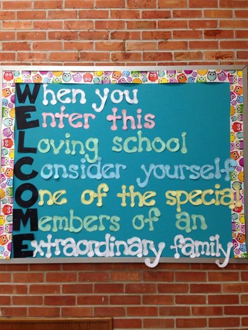 Welcome Message 