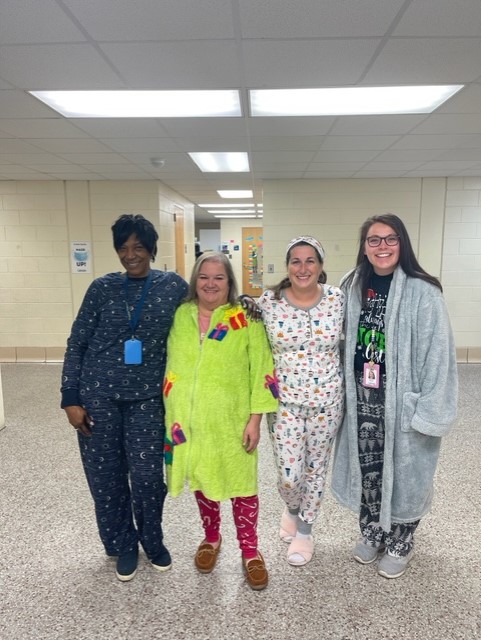 Frazier teacher dress in pajamas 