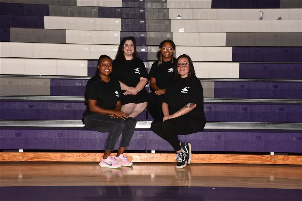 NGHS principal's secretary, treasurer, school nurse, and attendance secretary