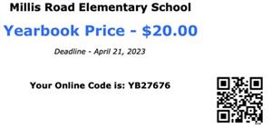 Yearbook qr code and information about price