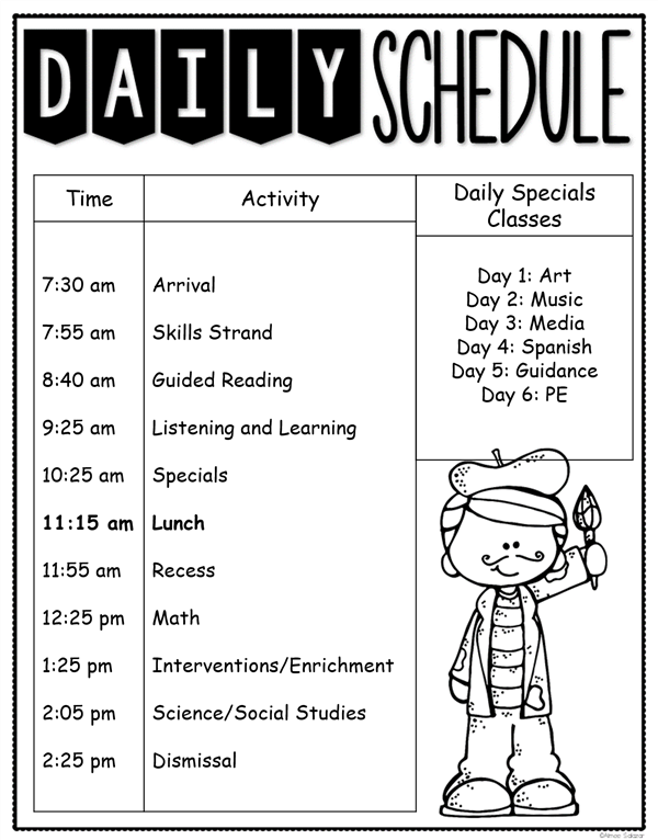 schedule