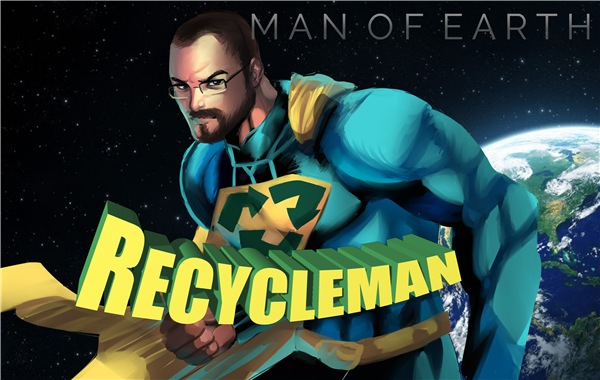 Image of Recycleman Superhero
